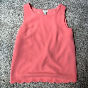 JCREW pink sleeveless blouse size XS
